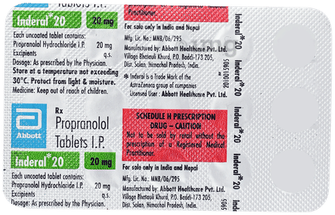Propranolol 160 mg prix
