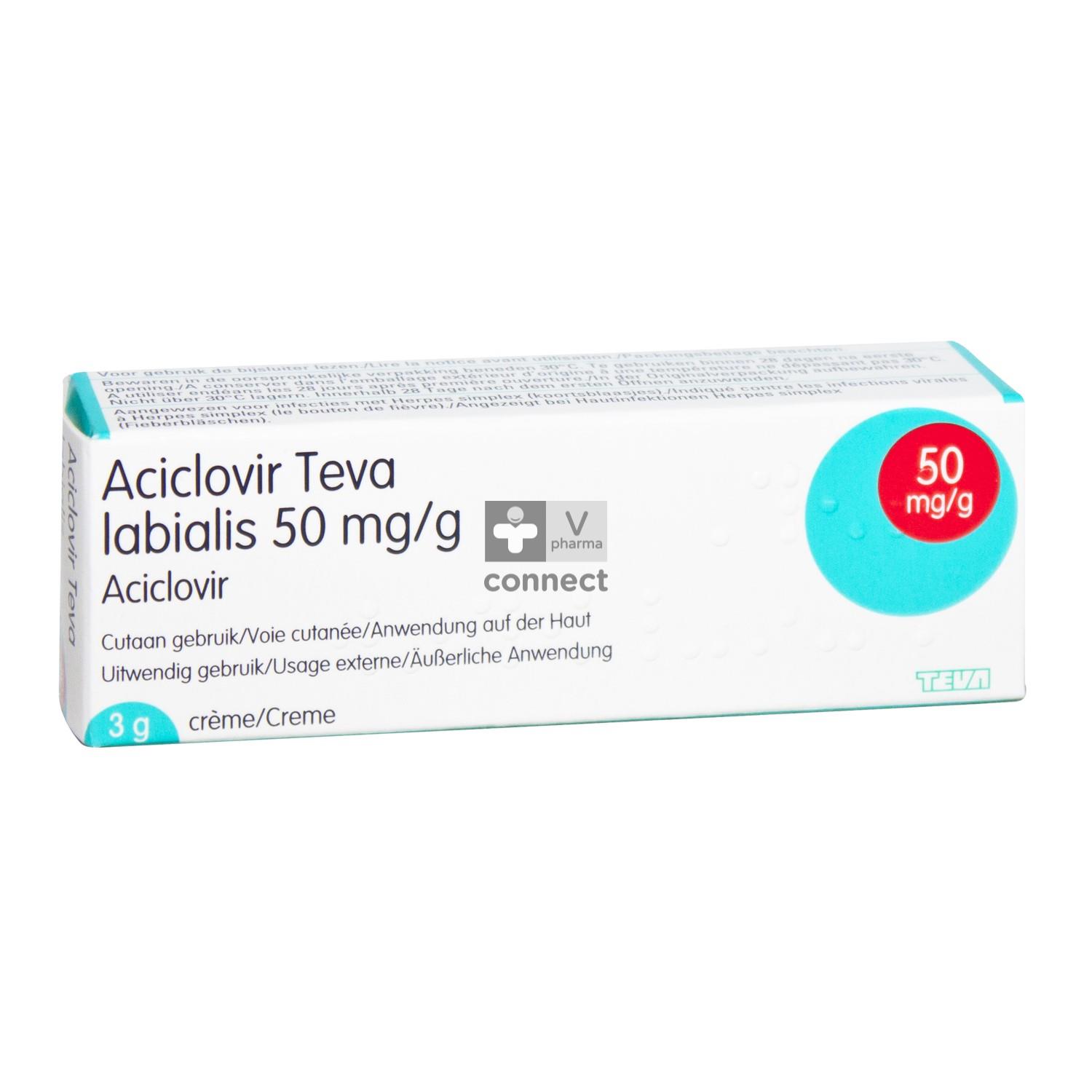 Aciclovir prix belgique