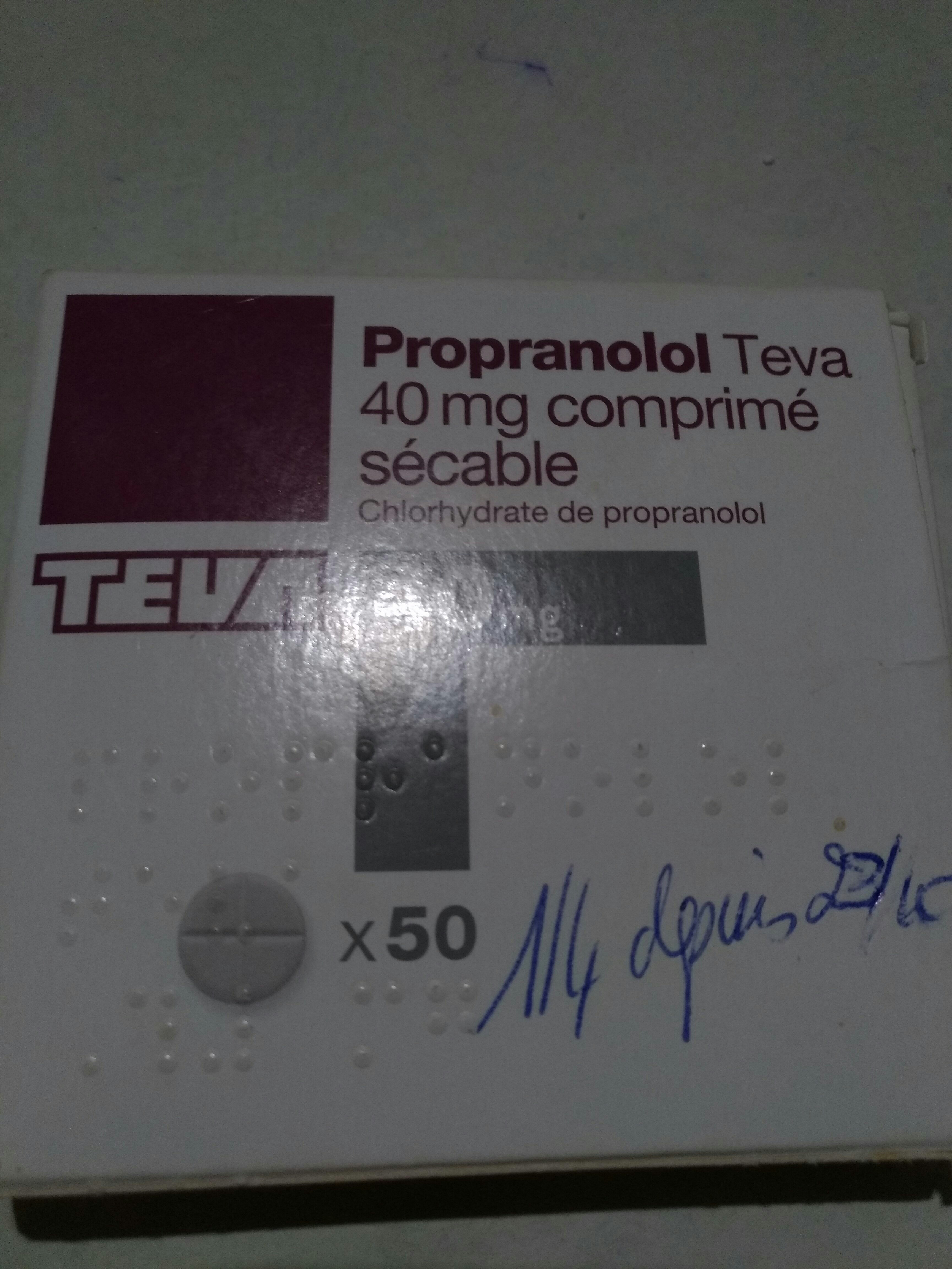 propranolol france acheter