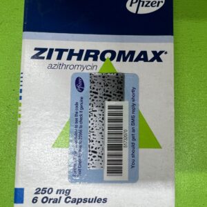 Zithromax 250 mg 6 cap
