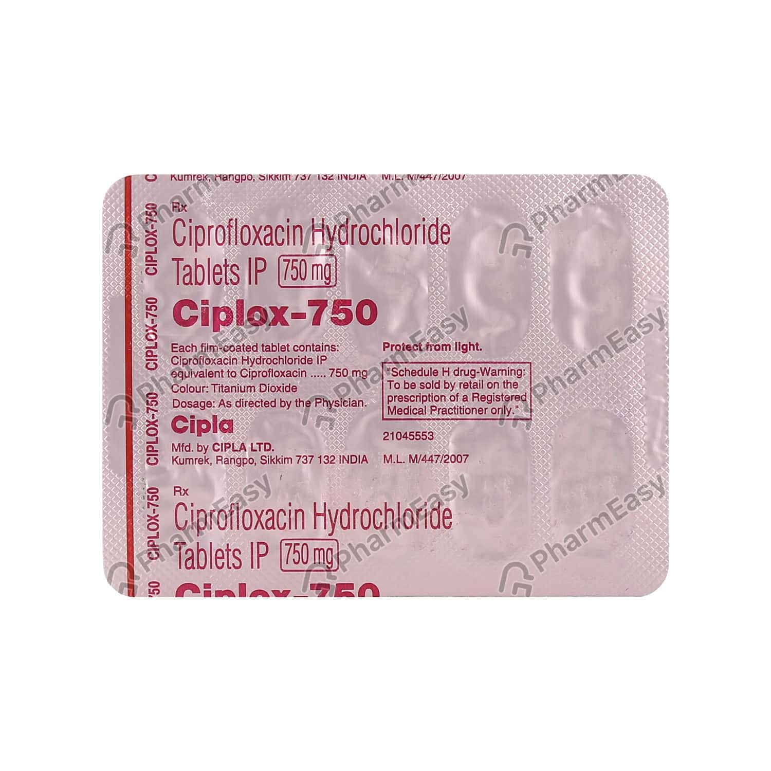 Ciprofloxacin 750mg