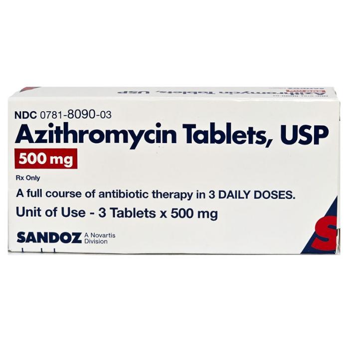 Azithromycin 500mg zenith