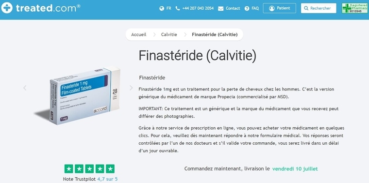 Finastéride Sans Ordonnance
