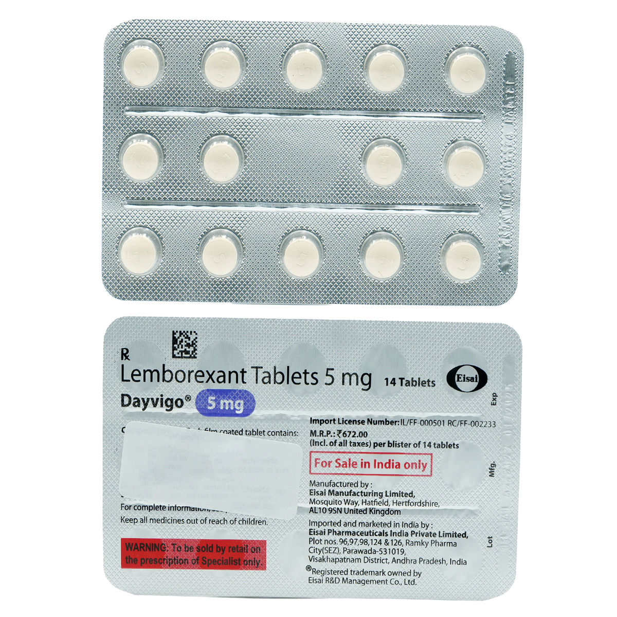 Eszopiclone achat