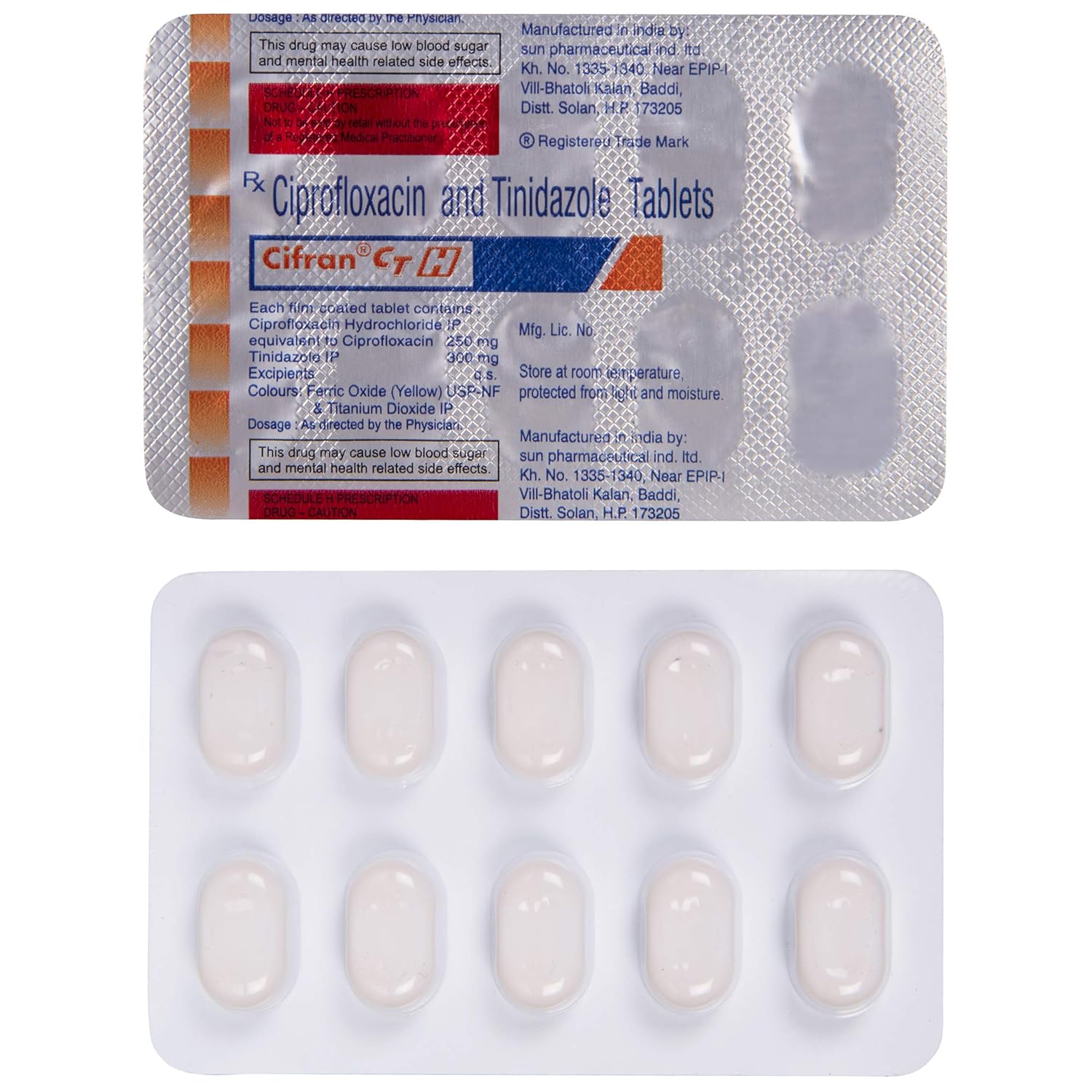 Ciprofloxacin Hcl 250 Mg