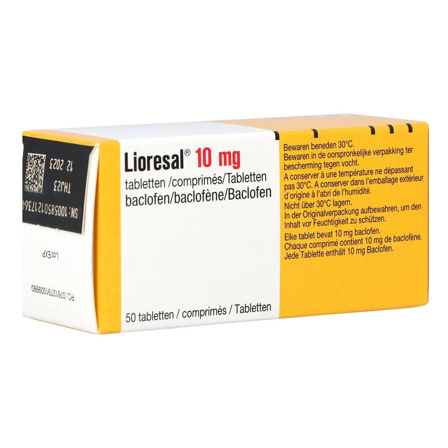 prix du lioresal