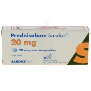 Achat prednisolone 20 mg