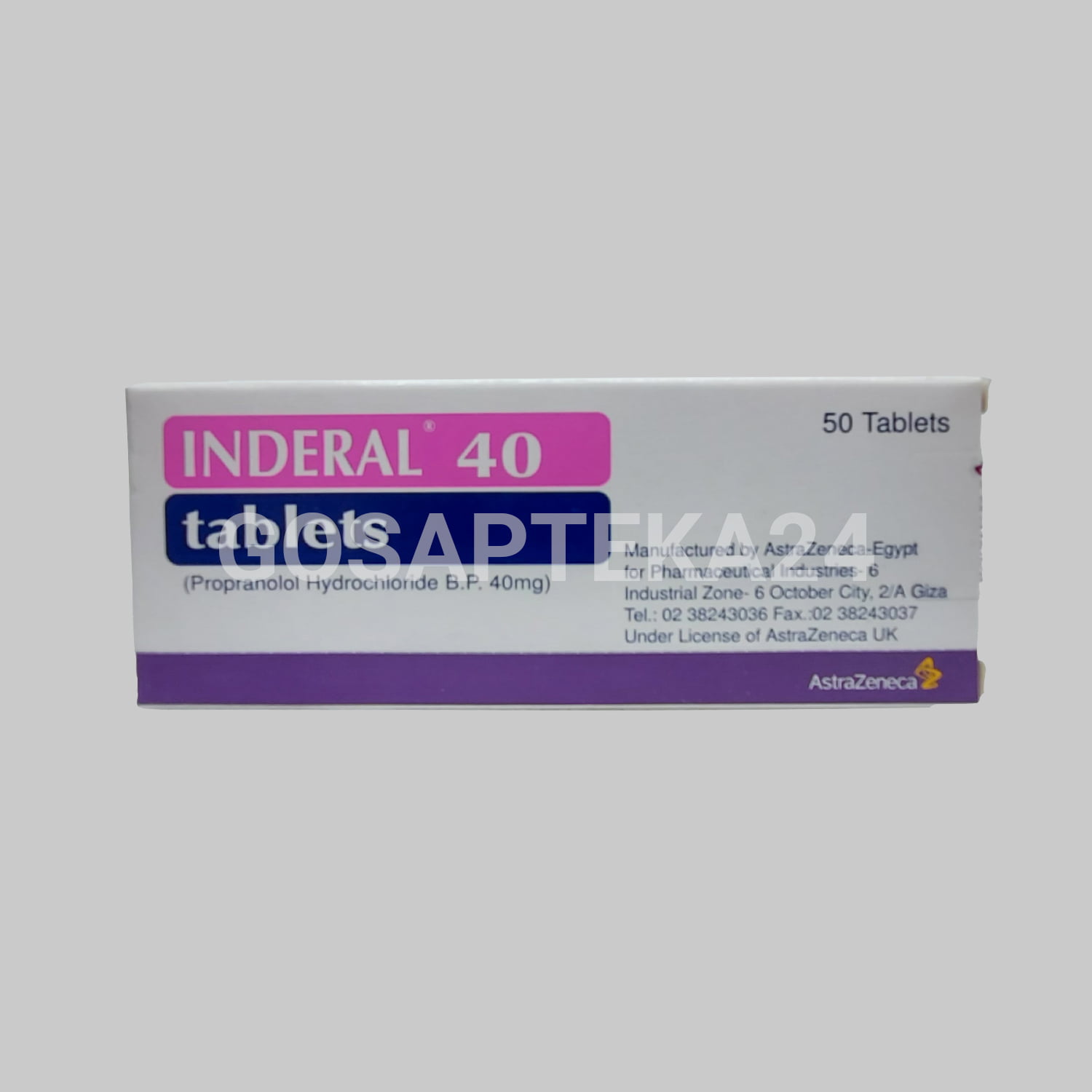 Propranolol 40 mg inderal