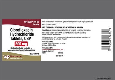 ciprofloxacin 500 mg vial