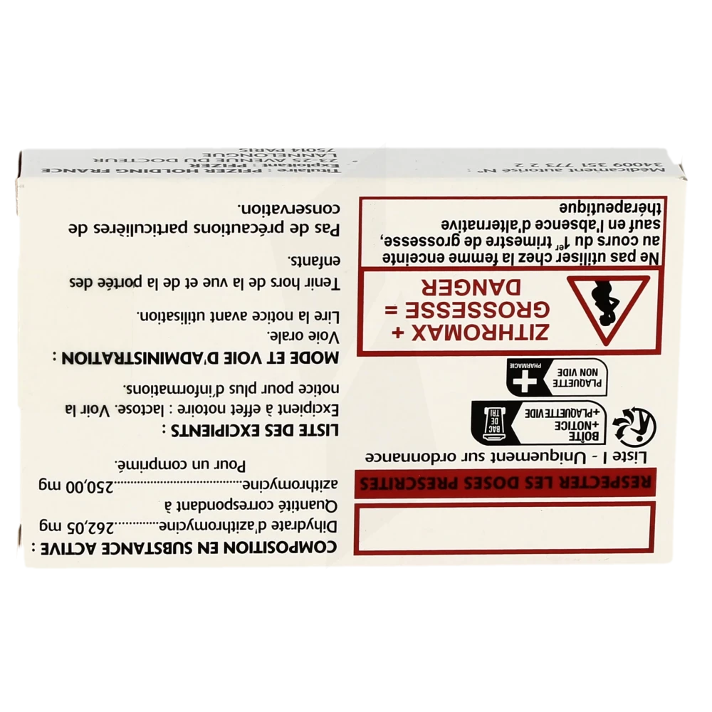 Zithromax france acheter