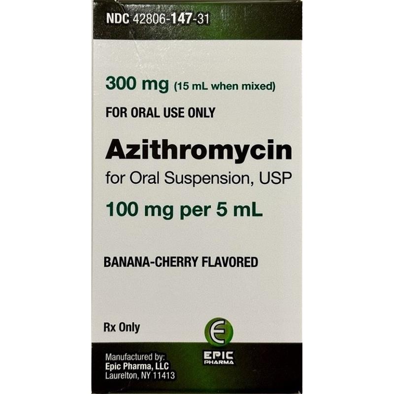 azithromycin 100 mg/5 ml