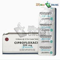 Ciprofloxacin 500 mg 2x1