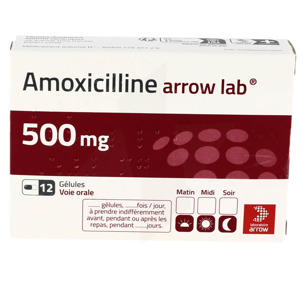 Amoxicilline Arrow 1 G Prix