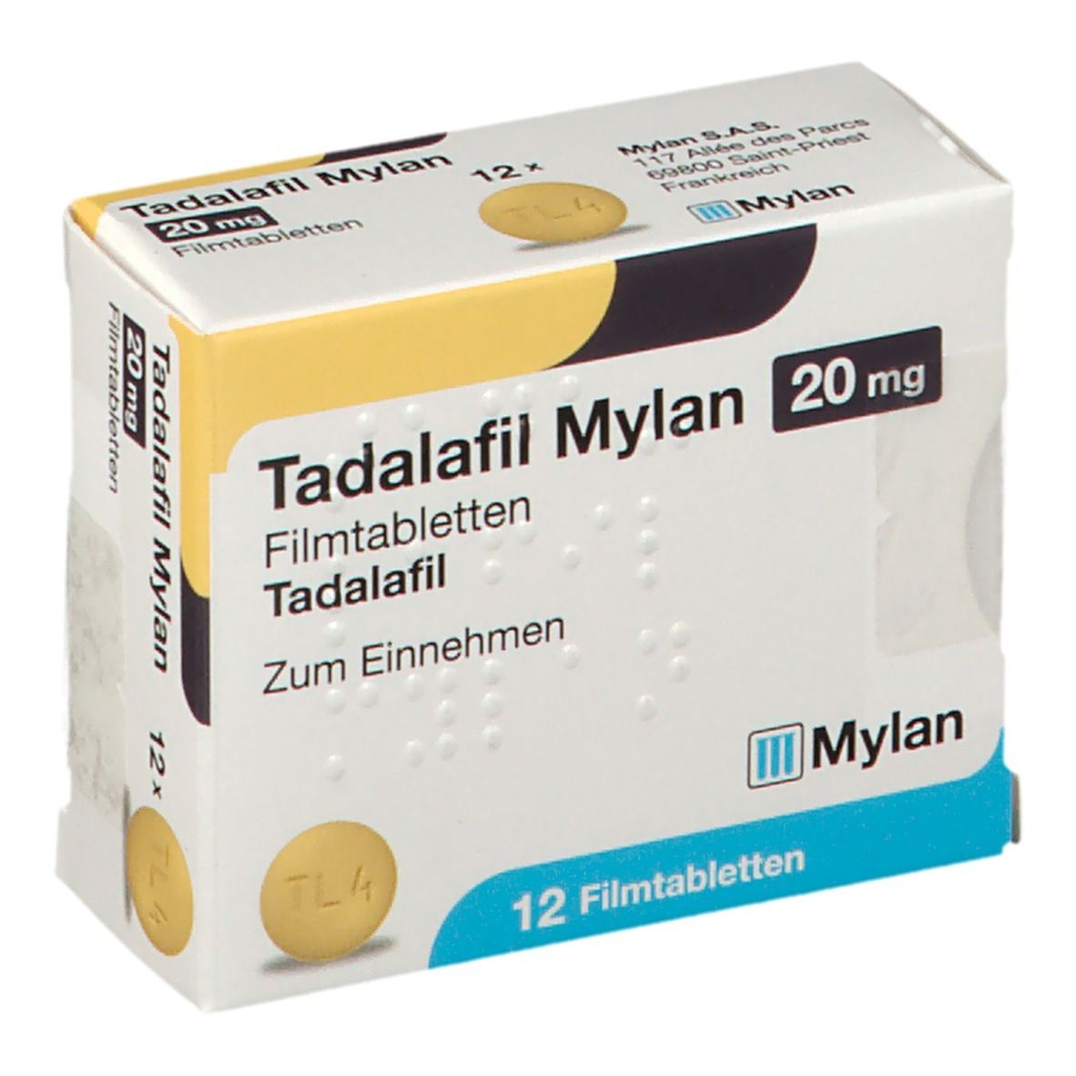 Tadalafil 10 mg mylan
