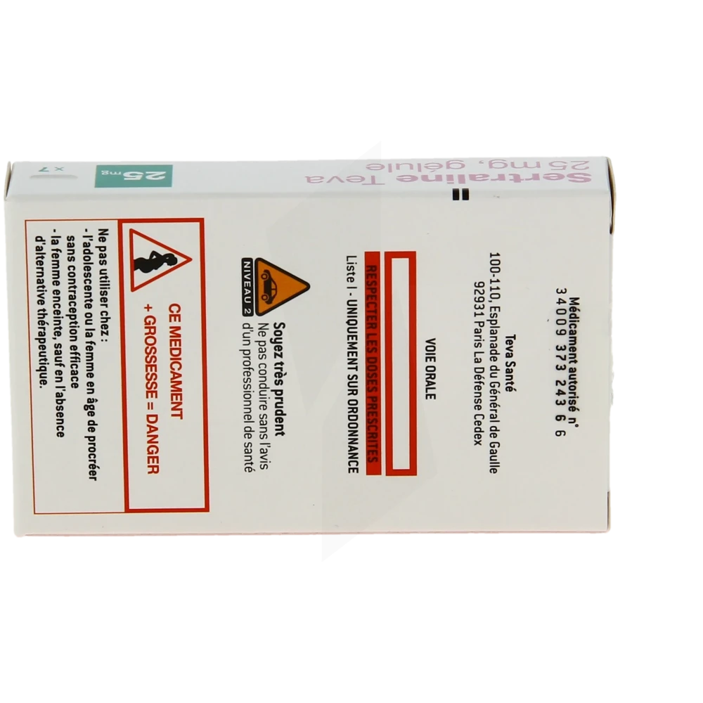Coût Sertraline