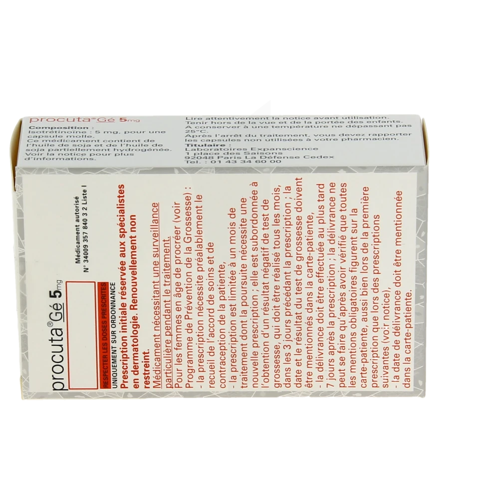 isotrétinoïne 5mg achat