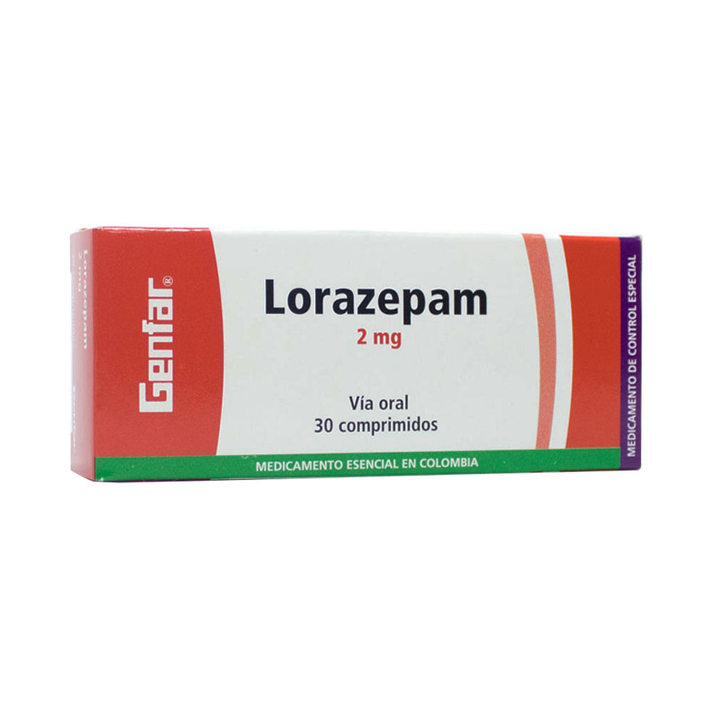 lorazepam de 2mg