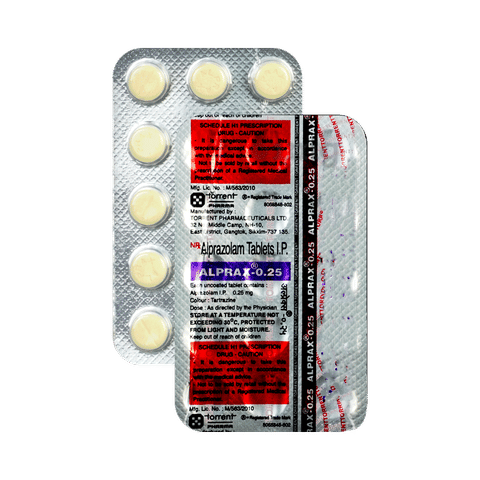 Alprazolam 0.25 Mg Prix