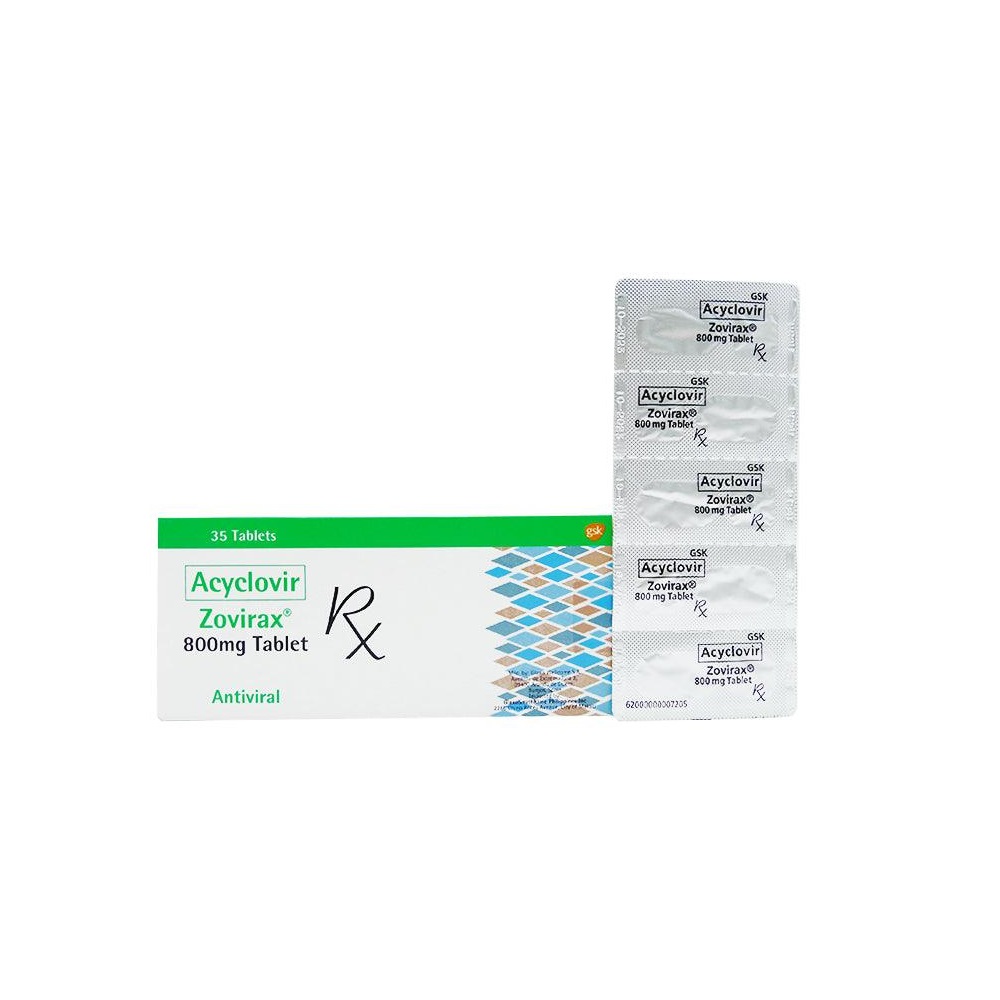 Zovirax de 800 mg
