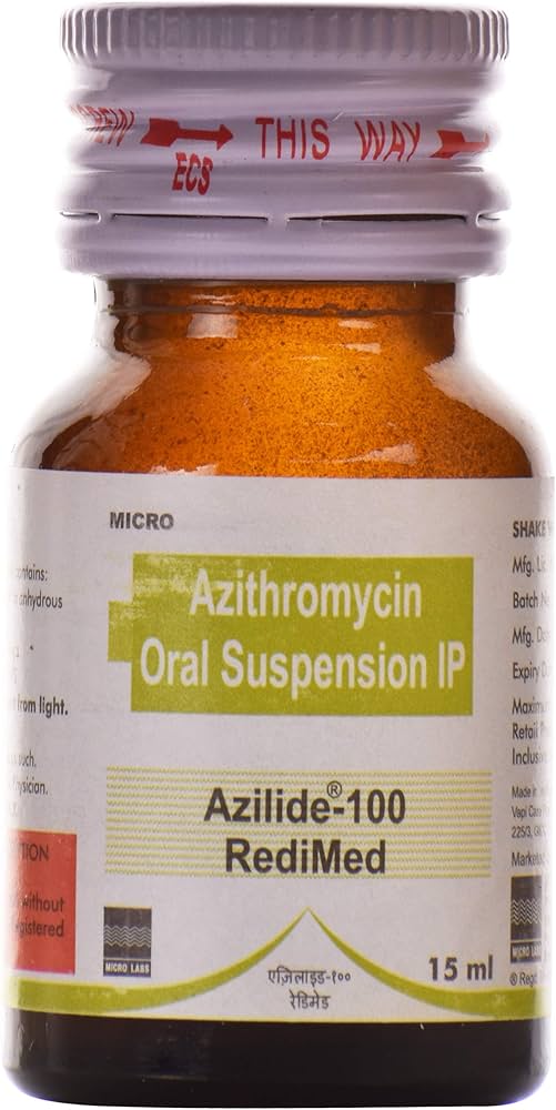 Azithromycin 100 mg per 5 ml