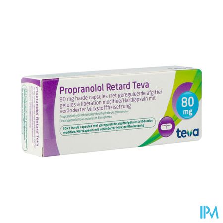 Propranolol teva 80 mg