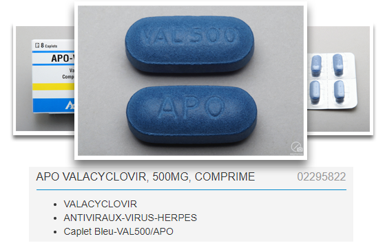 Valacyclovir 500mg