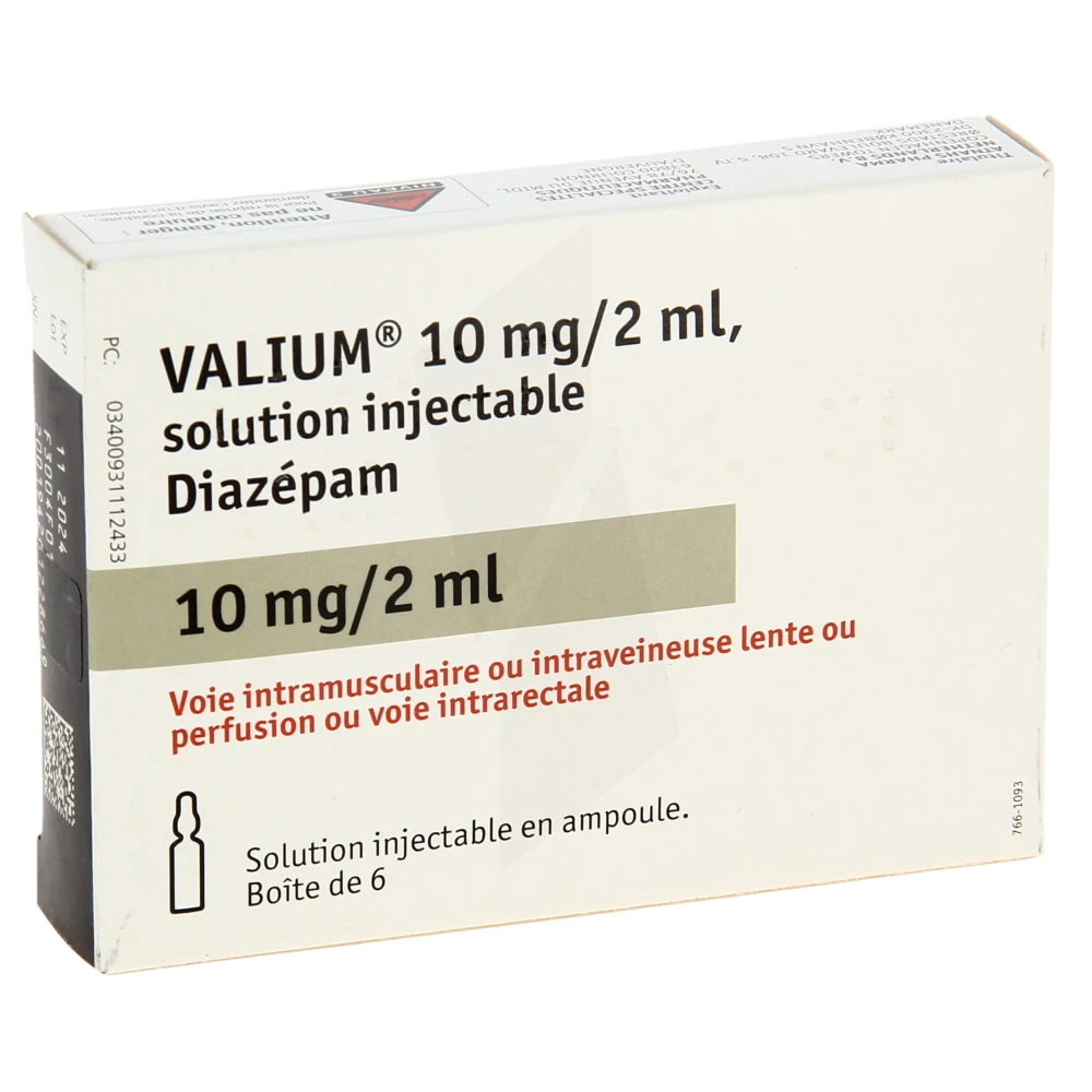 Valium prix