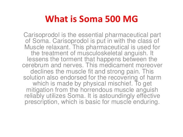Carisoprodol 500mg
