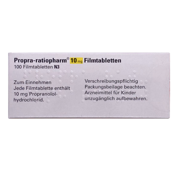 Propranolol 10 Mg Ratiopharm