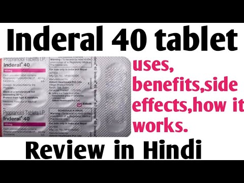 propranolol 40 mg inderal