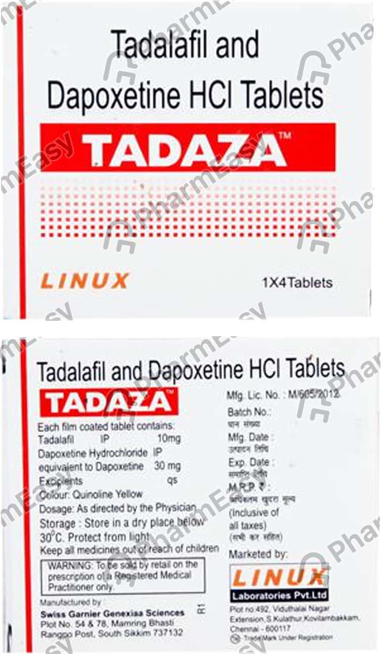 Tadalafil dapoxetine 20mg/30mg