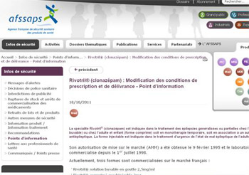 rivotril achat en ligne