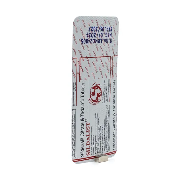 Sildalis 100 Mg 20 Mg