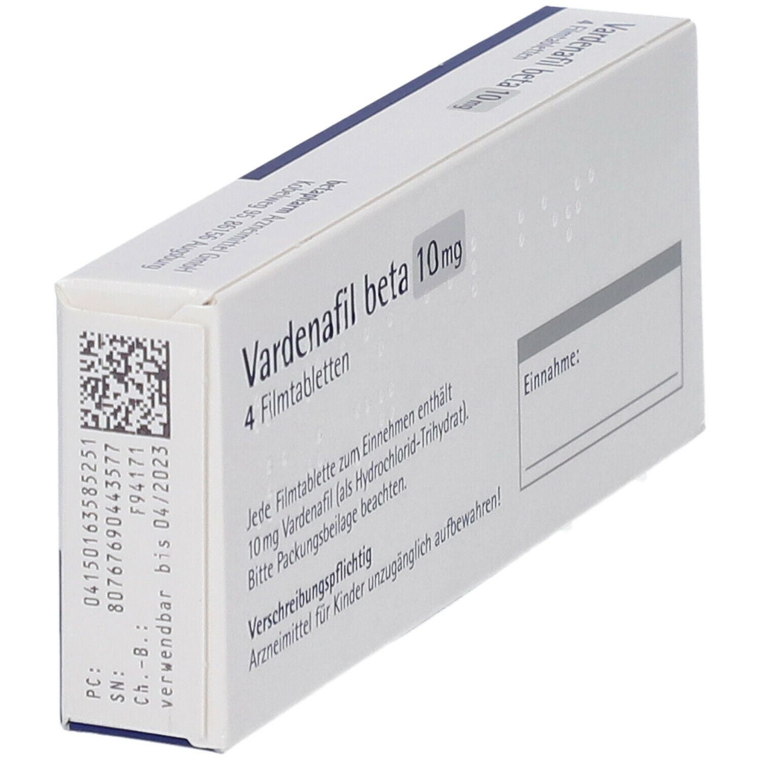 Achat vardenafil 10 mg