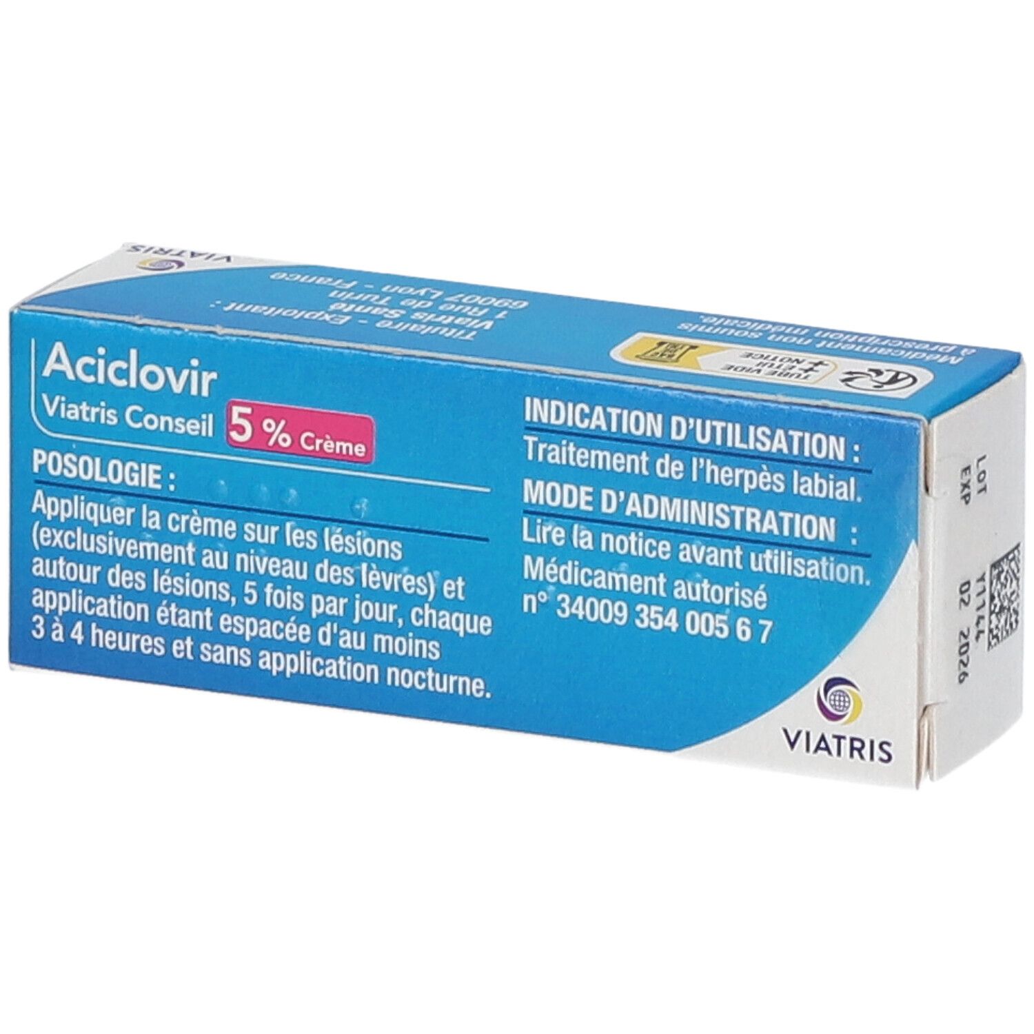 aciclovir creme achat