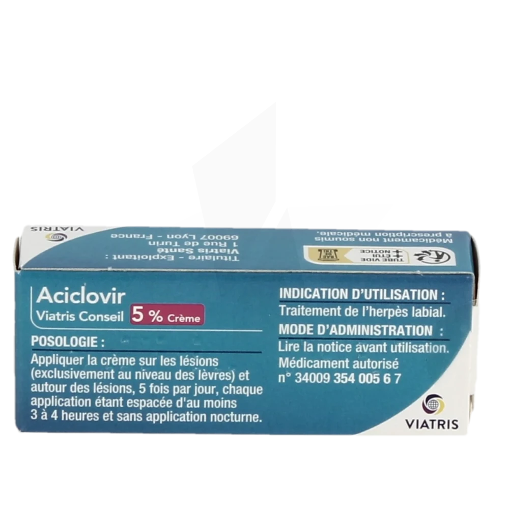 aciclovir injectable prix