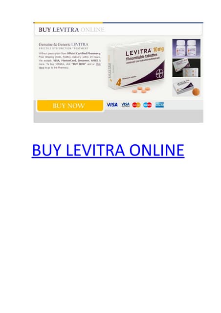 Levitra online acheter