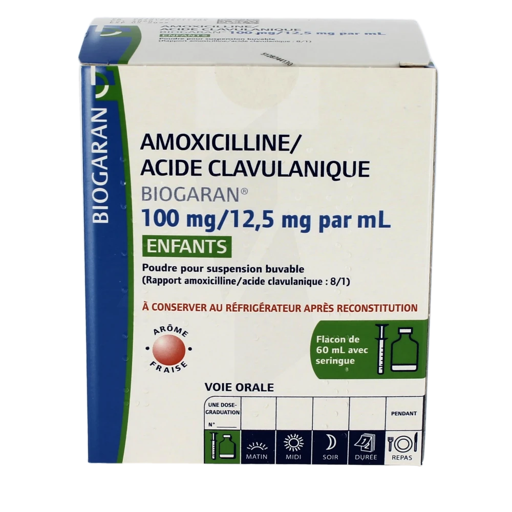 Amoxicilline bébé sans ordonnance