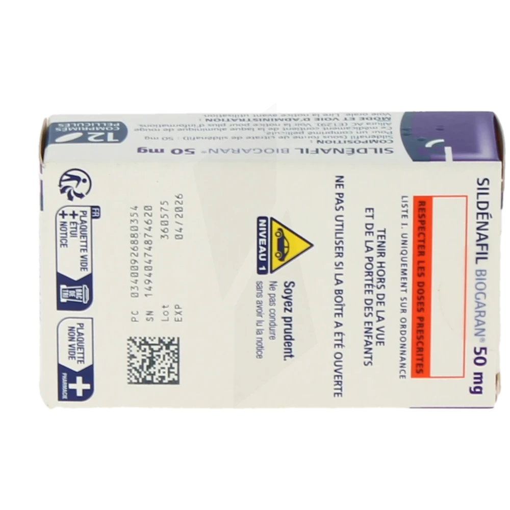 Sildénafil 50 mg en ligne