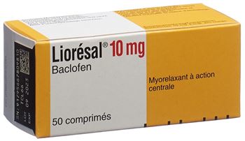 Baclofène 10 mg prix