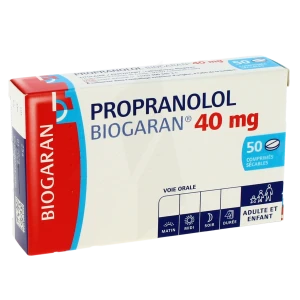 coût propranolol