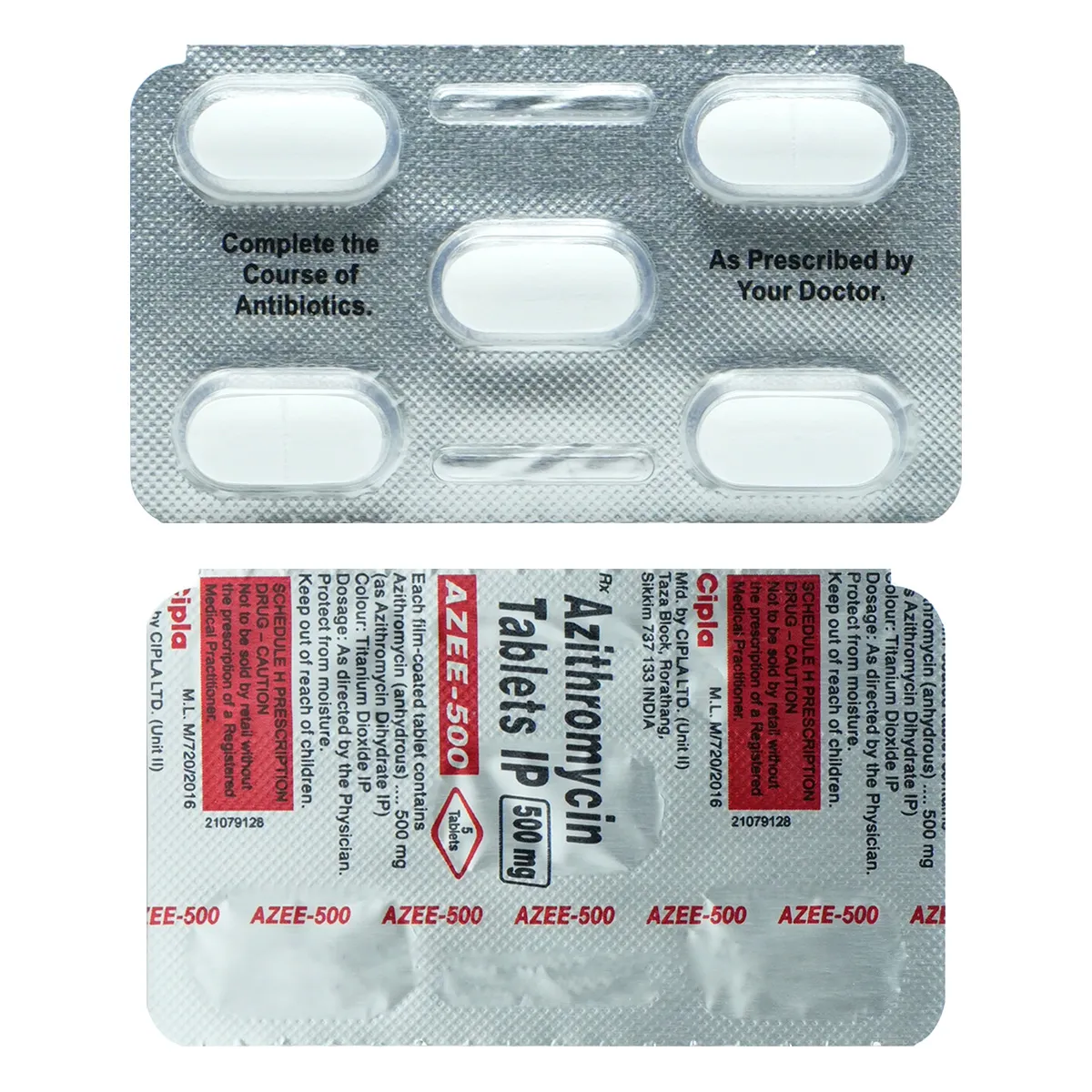 Azithromycin 500 mg cipla