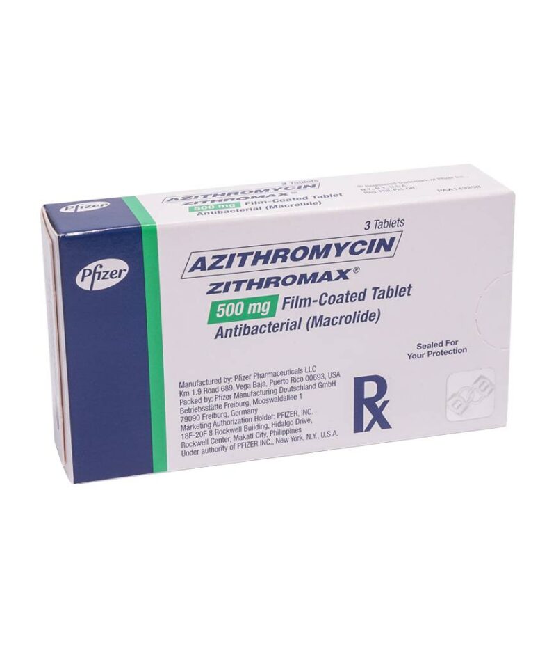 Zithromax 500 mg azithromycin