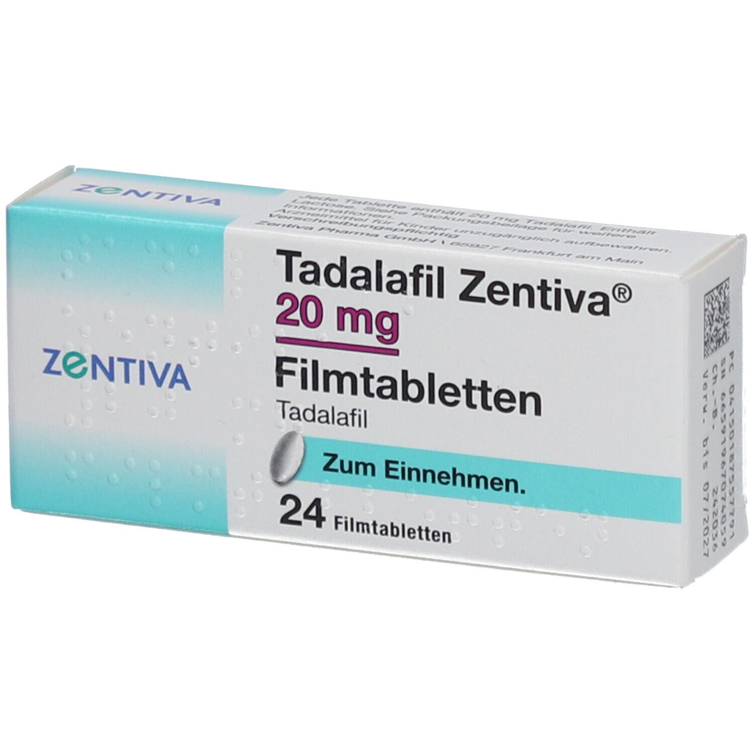 Tadalafil zentiva 20 mg