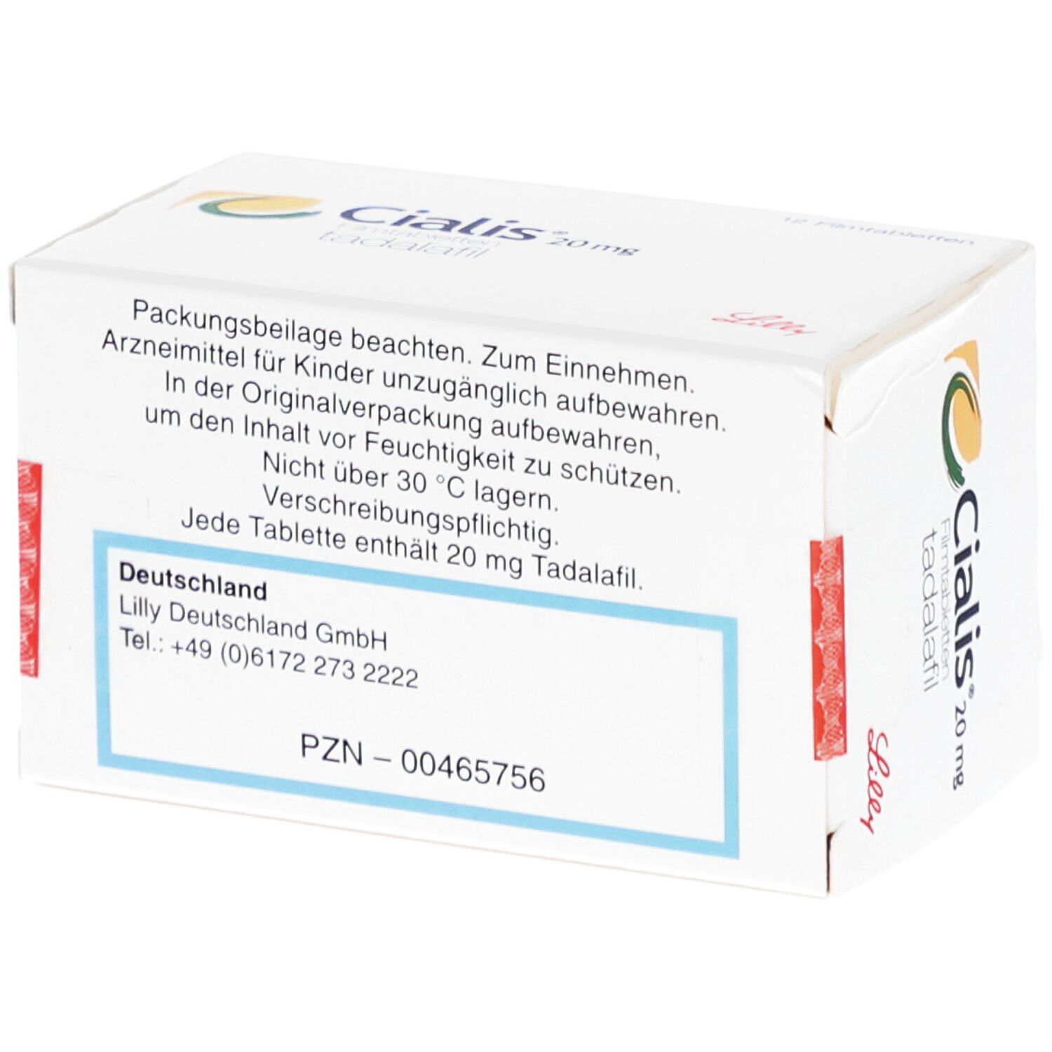 Cialis 20mg boite de 12