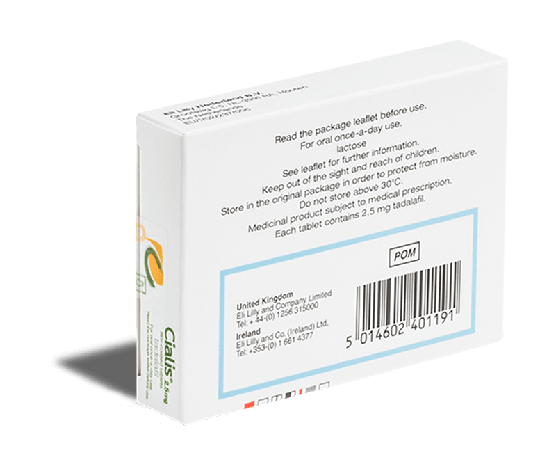 Cialis 2.5mg