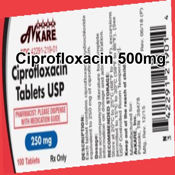 ciprofloxacin 500 mg sandoz