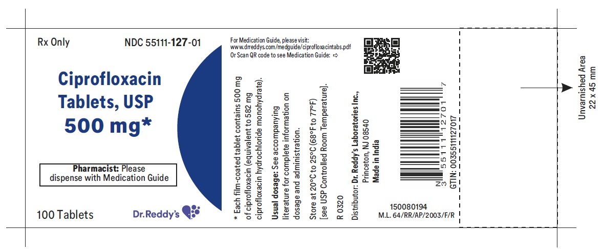 Ciprofloxacin 500mg R 127