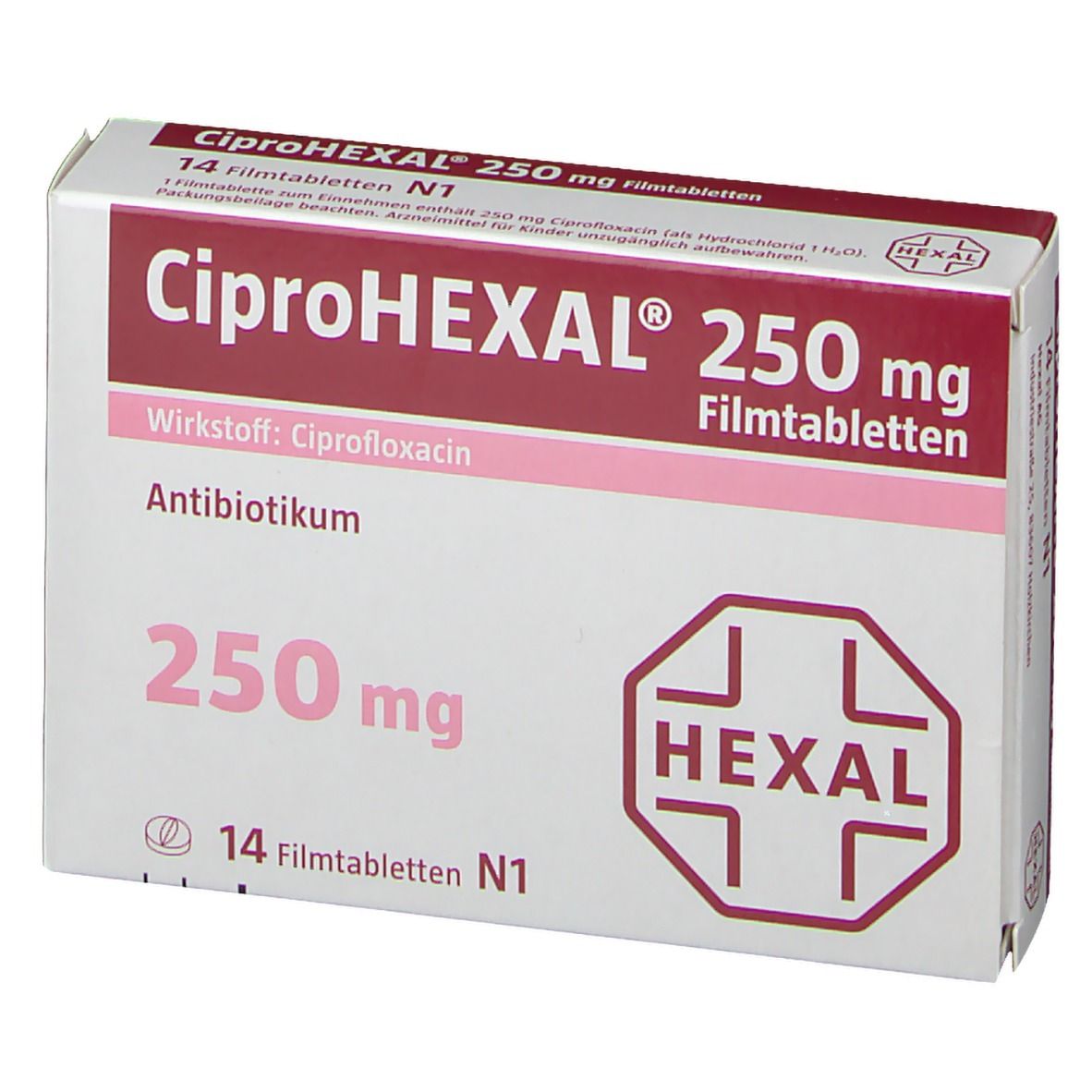 Ciprofloxacin hexal 250 mg