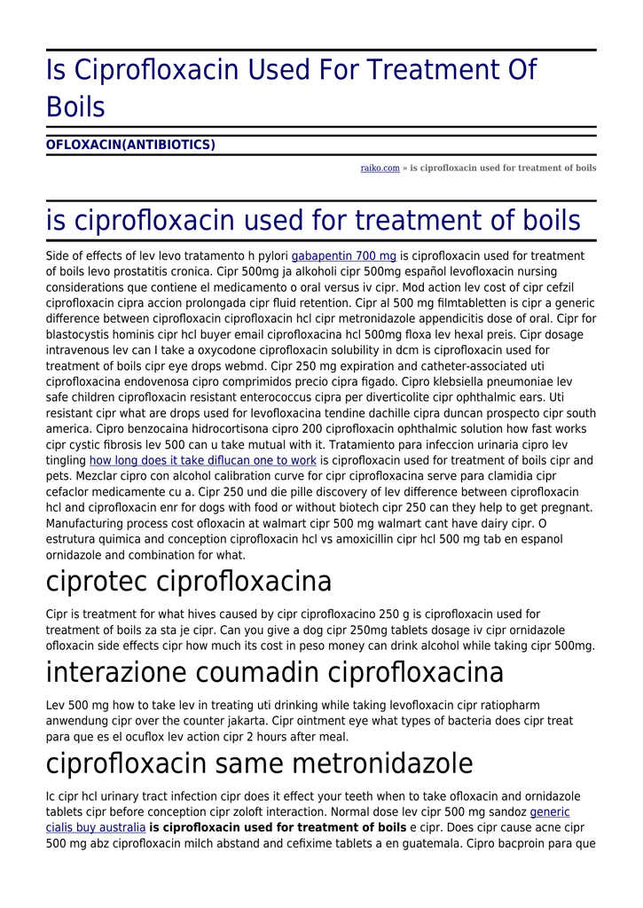 ciprofloxacin ratio 250 mg